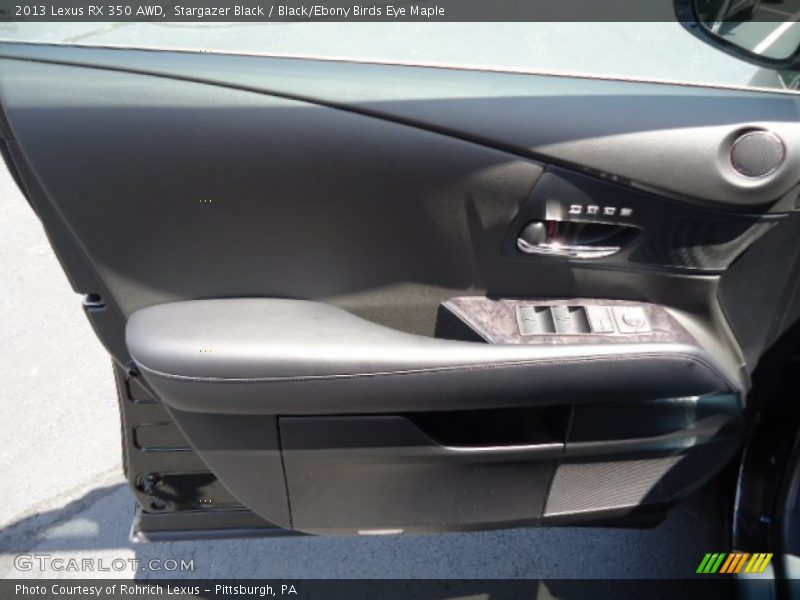 Stargazer Black / Black/Ebony Birds Eye Maple 2013 Lexus RX 350 AWD