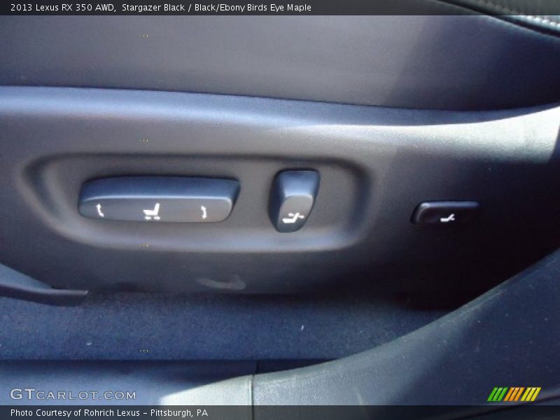 Stargazer Black / Black/Ebony Birds Eye Maple 2013 Lexus RX 350 AWD