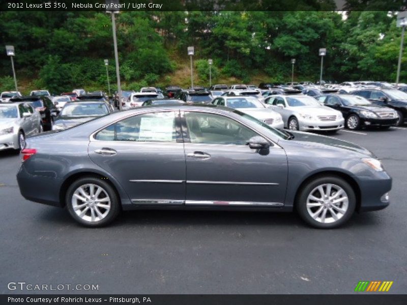 Nebula Gray Pearl / Light Gray 2012 Lexus ES 350