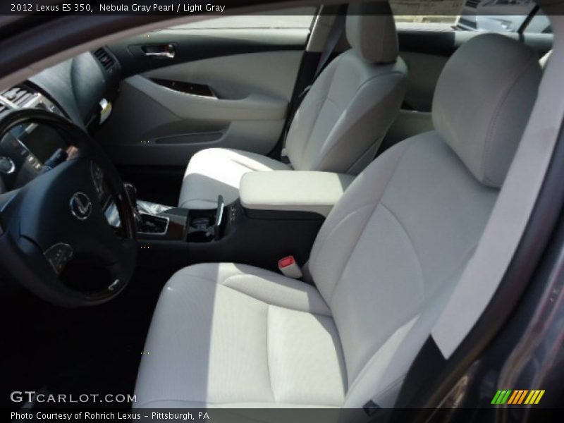 Nebula Gray Pearl / Light Gray 2012 Lexus ES 350