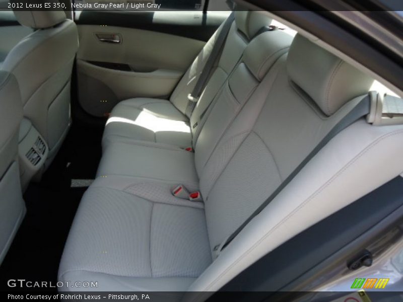Nebula Gray Pearl / Light Gray 2012 Lexus ES 350