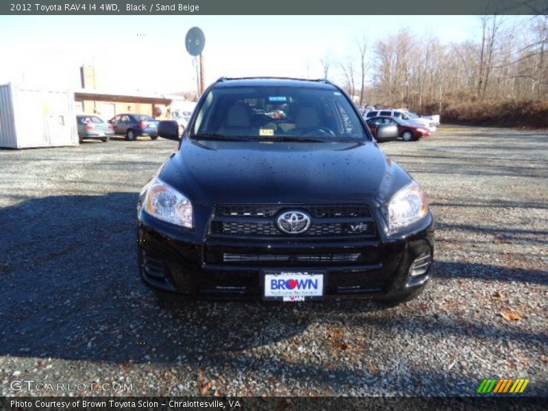 Black / Sand Beige 2012 Toyota RAV4 I4 4WD
