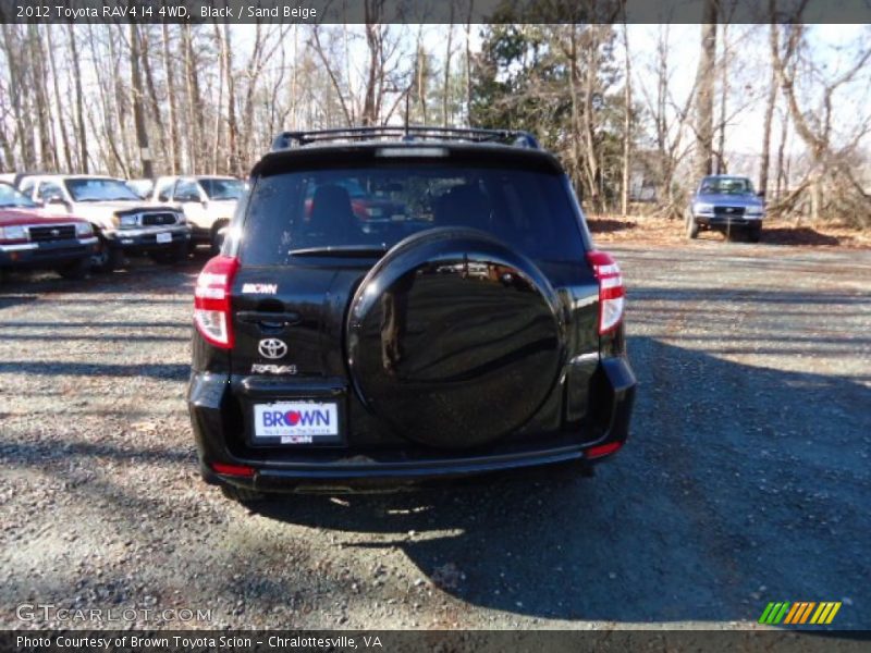 Black / Sand Beige 2012 Toyota RAV4 I4 4WD