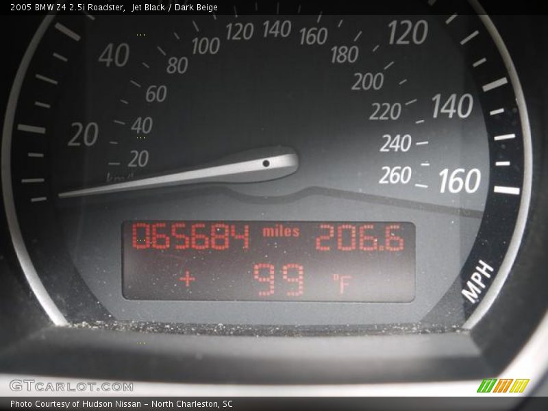 Jet Black / Dark Beige 2005 BMW Z4 2.5i Roadster