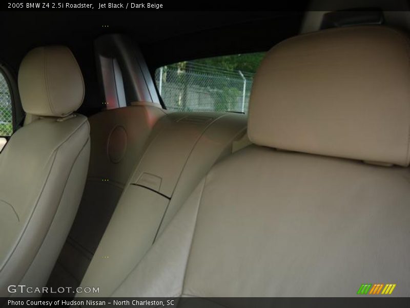 Jet Black / Dark Beige 2005 BMW Z4 2.5i Roadster