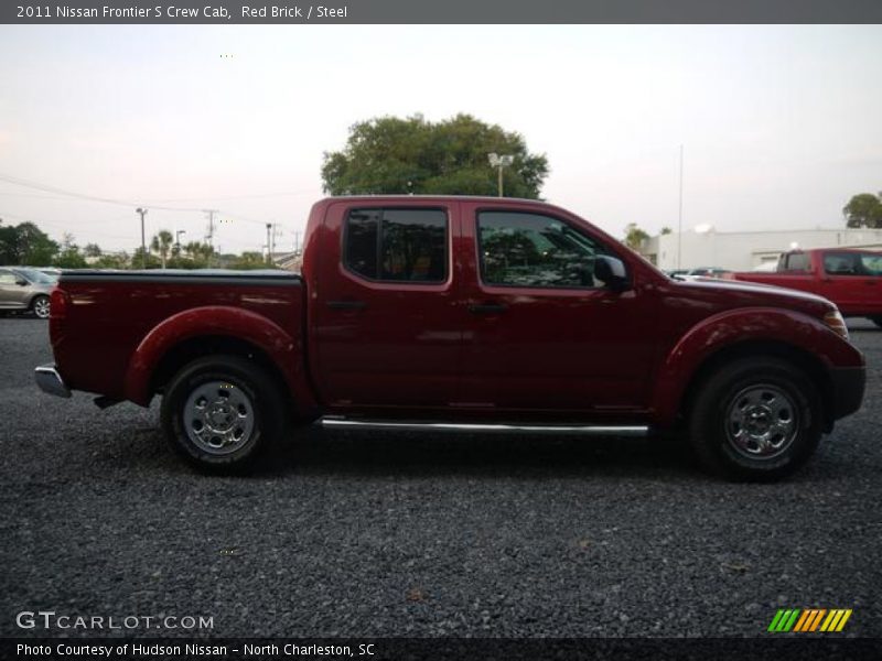Red Brick / Steel 2011 Nissan Frontier S Crew Cab
