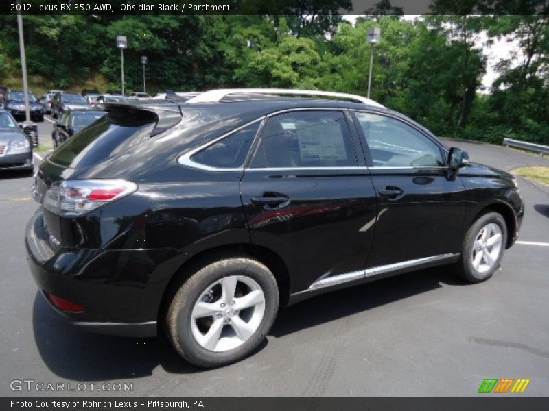 Obsidian Black / Parchment 2012 Lexus RX 350 AWD