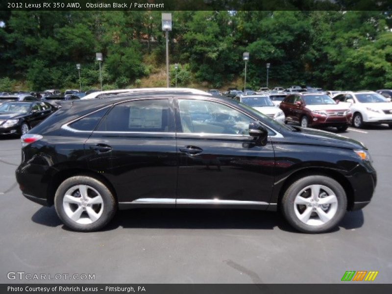 Obsidian Black / Parchment 2012 Lexus RX 350 AWD