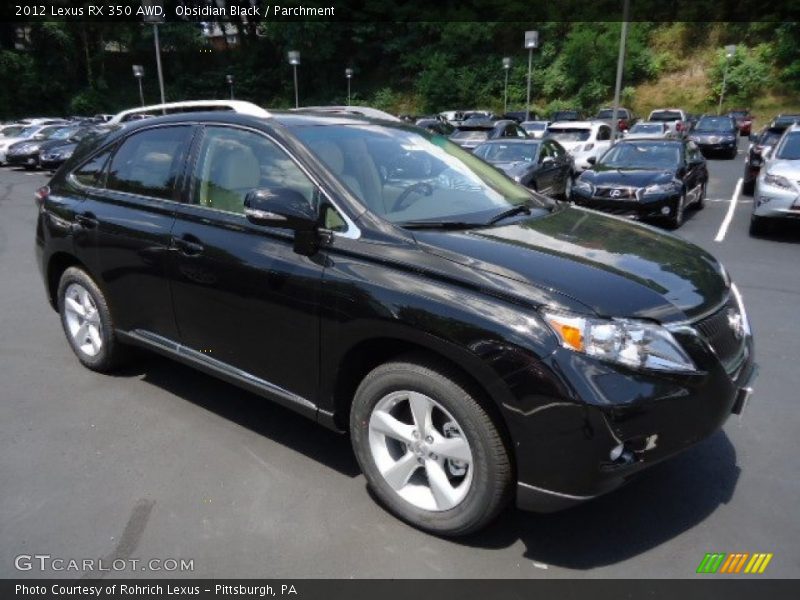 Obsidian Black / Parchment 2012 Lexus RX 350 AWD