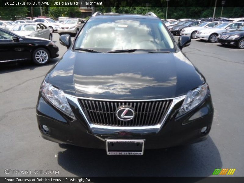 Obsidian Black / Parchment 2012 Lexus RX 350 AWD