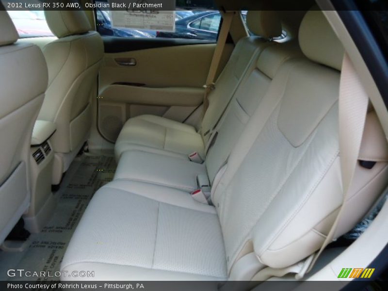 Obsidian Black / Parchment 2012 Lexus RX 350 AWD