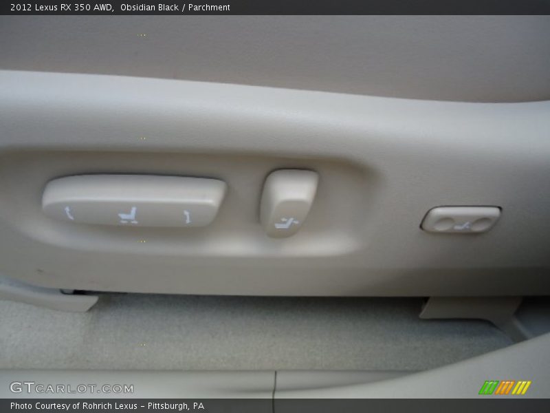 Obsidian Black / Parchment 2012 Lexus RX 350 AWD