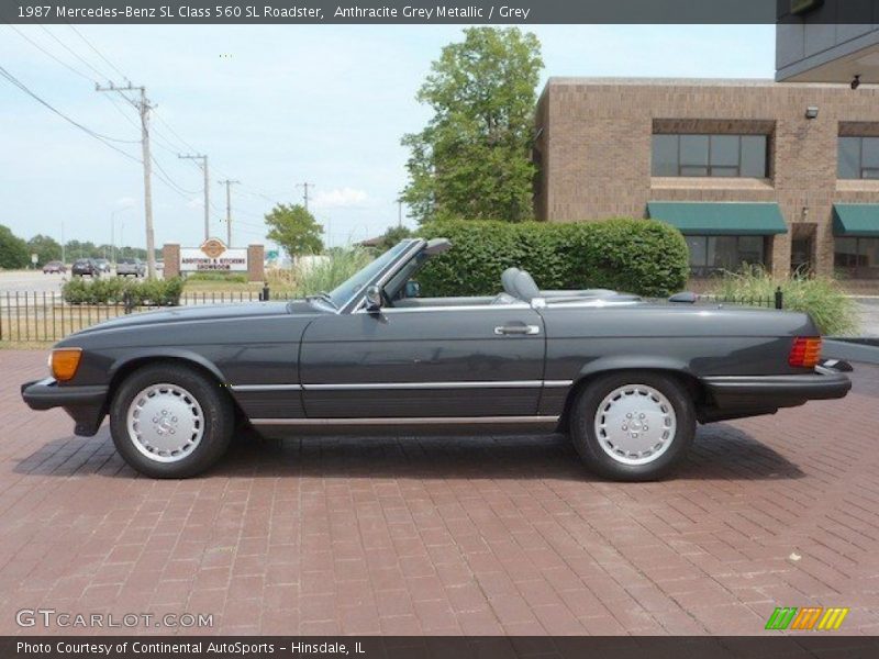  1987 SL Class 560 SL Roadster Anthracite Grey Metallic