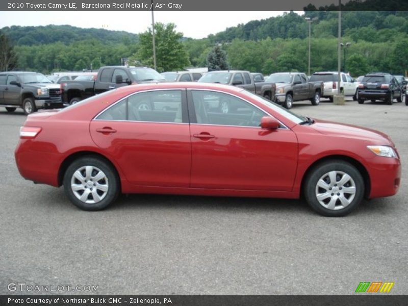 Barcelona Red Metallic / Ash Gray 2010 Toyota Camry LE