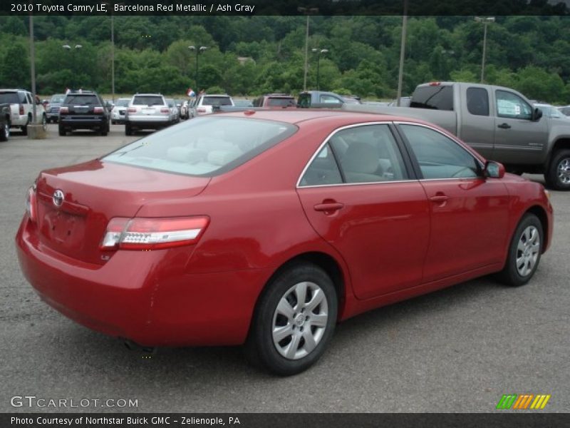 Barcelona Red Metallic / Ash Gray 2010 Toyota Camry LE