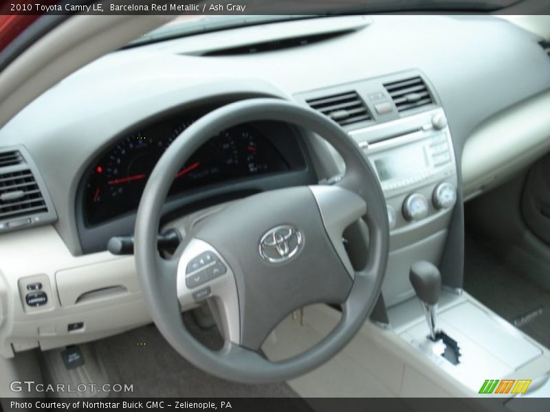Barcelona Red Metallic / Ash Gray 2010 Toyota Camry LE