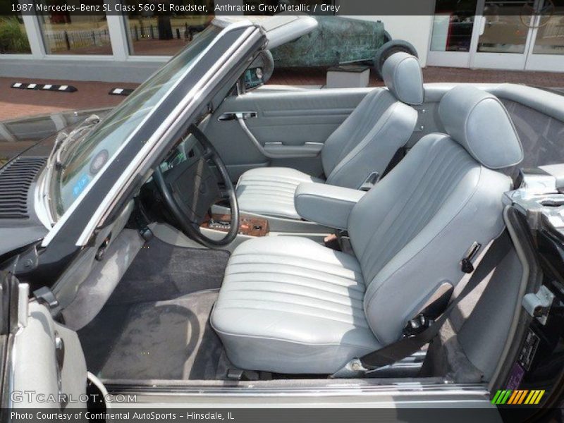  1987 SL Class 560 SL Roadster Grey Interior