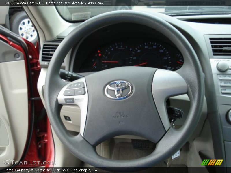 Barcelona Red Metallic / Ash Gray 2010 Toyota Camry LE
