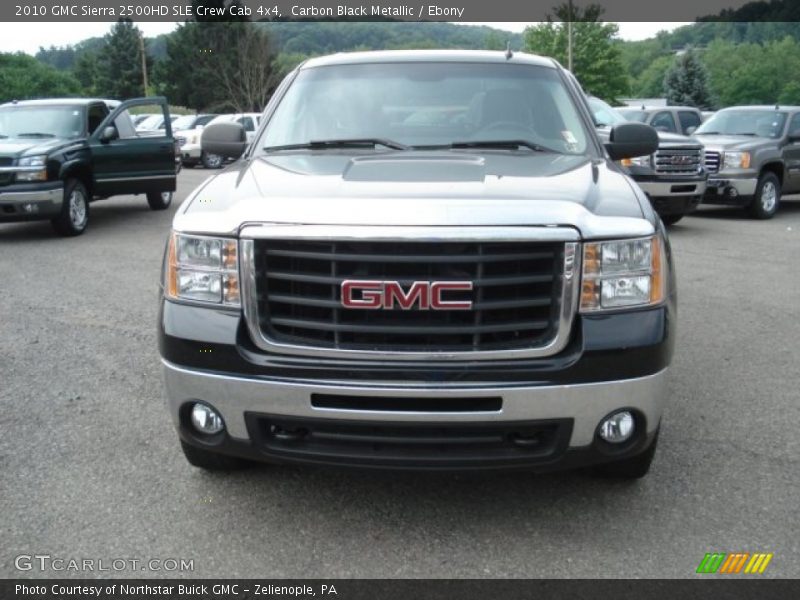 Carbon Black Metallic / Ebony 2010 GMC Sierra 2500HD SLE Crew Cab 4x4
