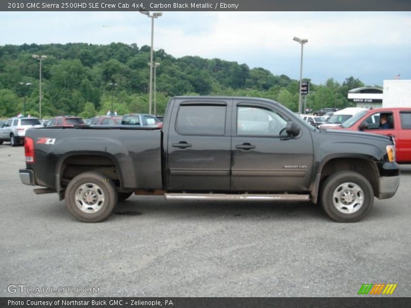 Carbon Black Metallic / Ebony 2010 GMC Sierra 2500HD SLE Crew Cab 4x4