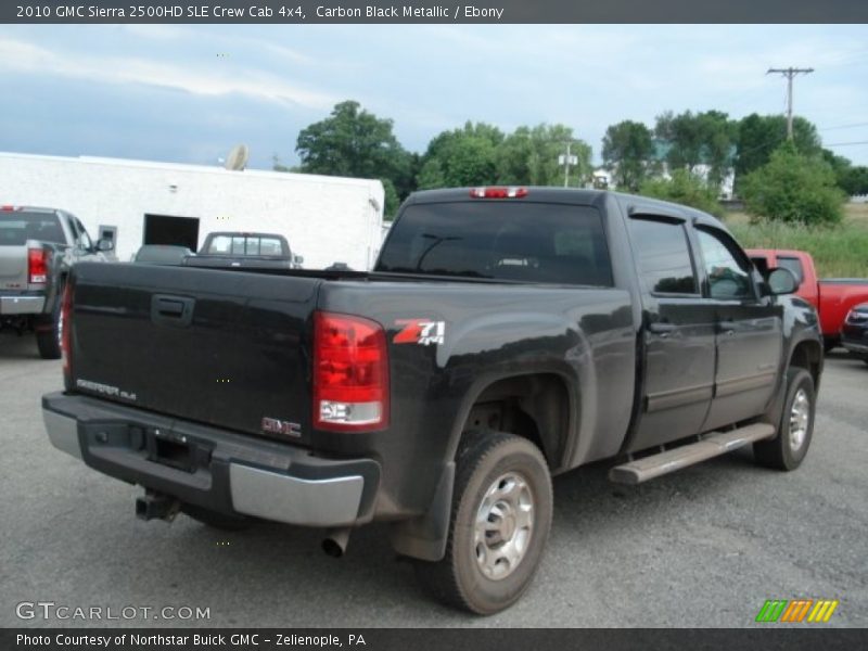 Carbon Black Metallic / Ebony 2010 GMC Sierra 2500HD SLE Crew Cab 4x4