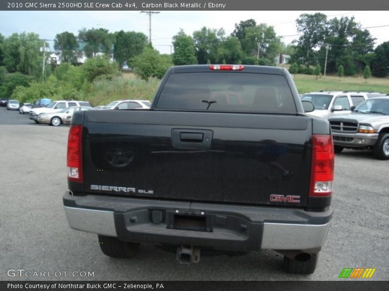 Carbon Black Metallic / Ebony 2010 GMC Sierra 2500HD SLE Crew Cab 4x4