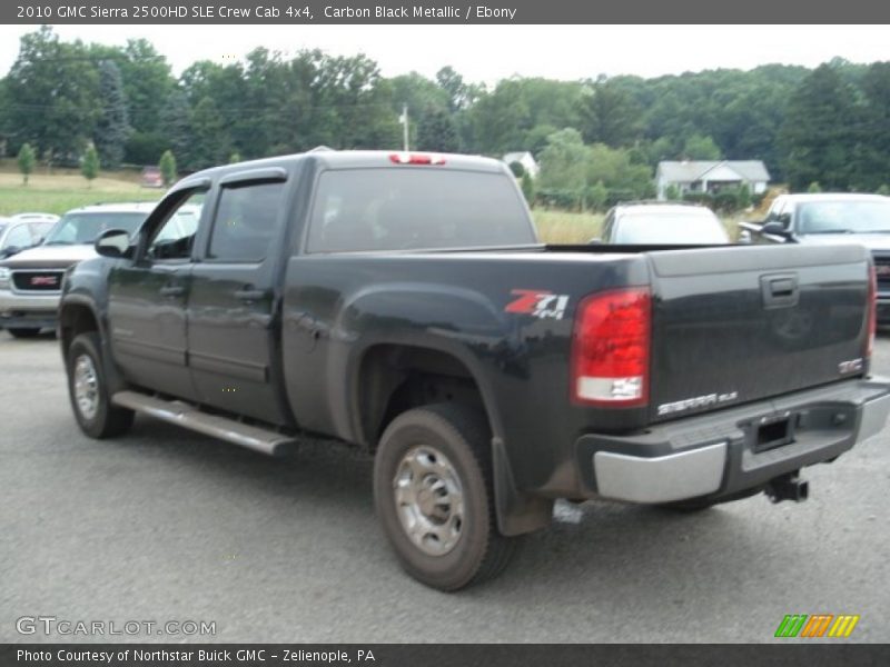 Carbon Black Metallic / Ebony 2010 GMC Sierra 2500HD SLE Crew Cab 4x4