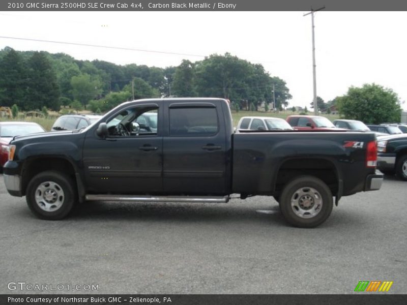 Carbon Black Metallic / Ebony 2010 GMC Sierra 2500HD SLE Crew Cab 4x4