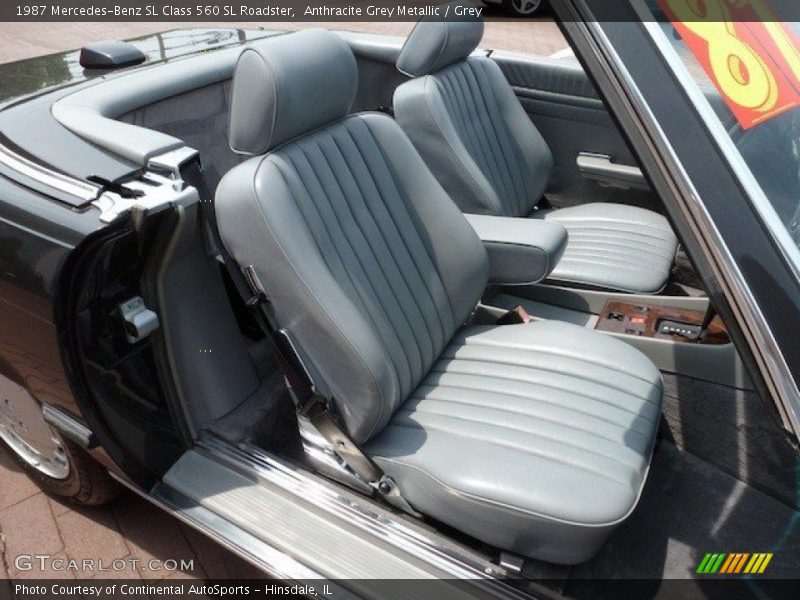 Front Seat of 1987 SL Class 560 SL Roadster