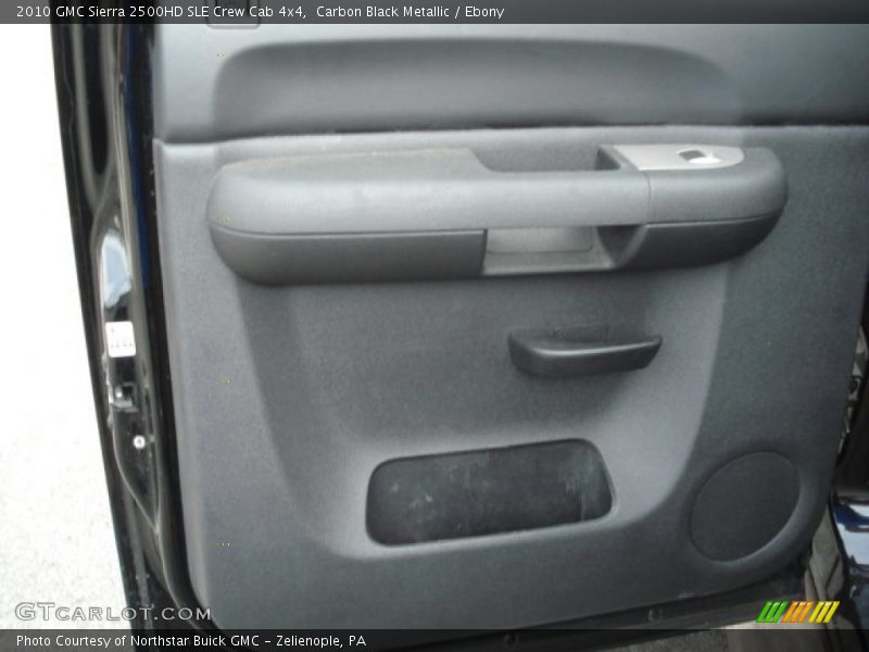 Carbon Black Metallic / Ebony 2010 GMC Sierra 2500HD SLE Crew Cab 4x4