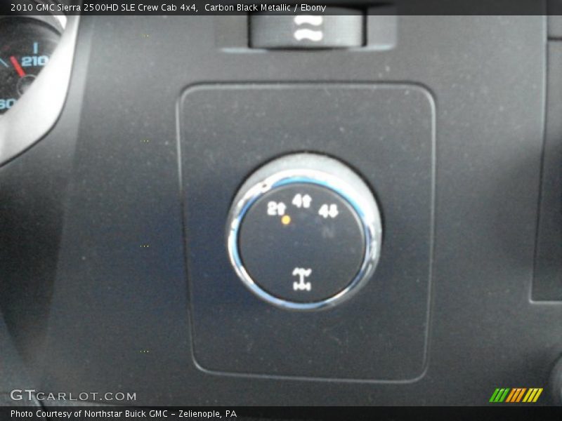 Carbon Black Metallic / Ebony 2010 GMC Sierra 2500HD SLE Crew Cab 4x4