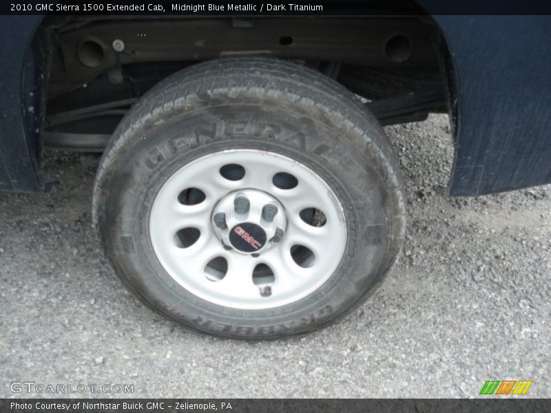 Midnight Blue Metallic / Dark Titanium 2010 GMC Sierra 1500 Extended Cab