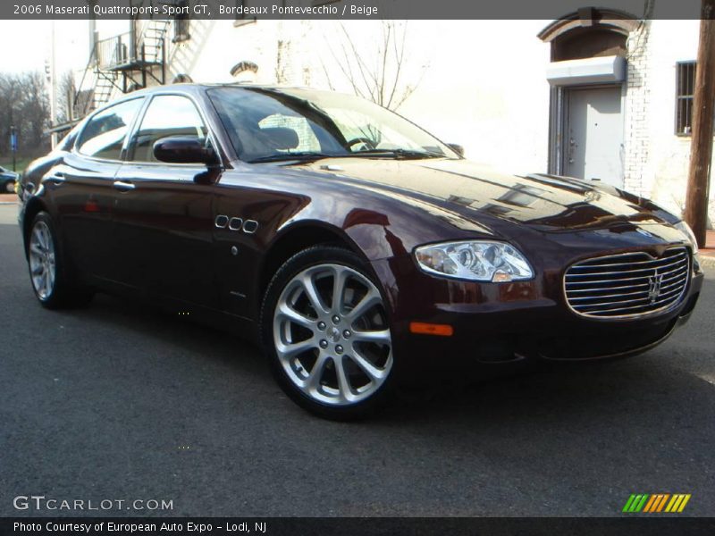 Bordeaux Pontevecchio / Beige 2006 Maserati Quattroporte Sport GT