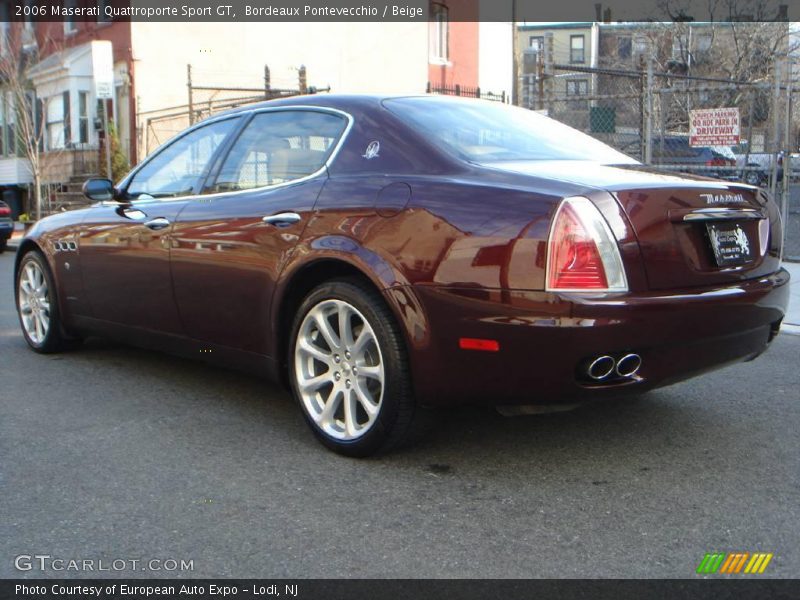 Bordeaux Pontevecchio / Beige 2006 Maserati Quattroporte Sport GT