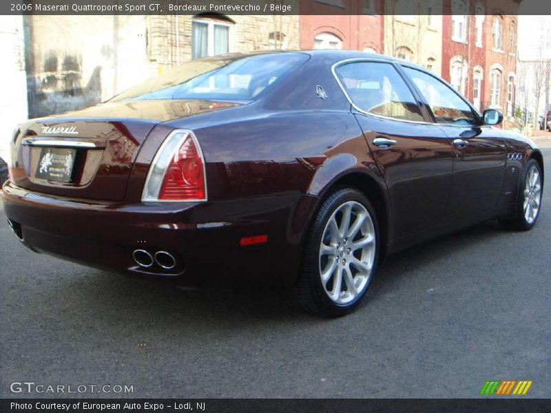 Bordeaux Pontevecchio / Beige 2006 Maserati Quattroporte Sport GT