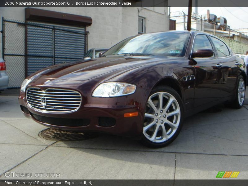 Bordeaux Pontevecchio / Beige 2006 Maserati Quattroporte Sport GT