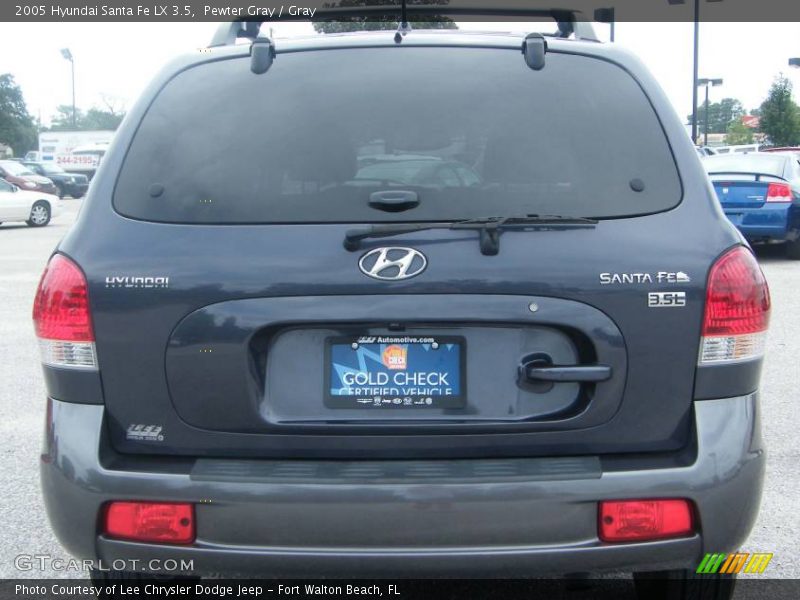 Pewter Gray / Gray 2005 Hyundai Santa Fe LX 3.5