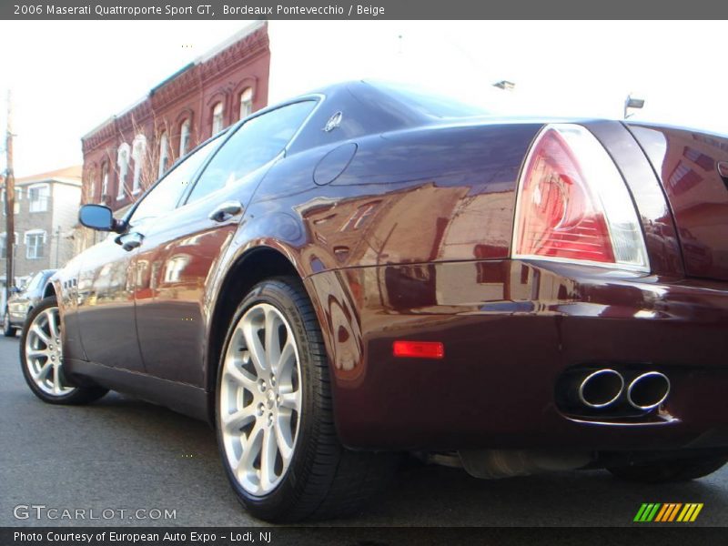 Bordeaux Pontevecchio / Beige 2006 Maserati Quattroporte Sport GT