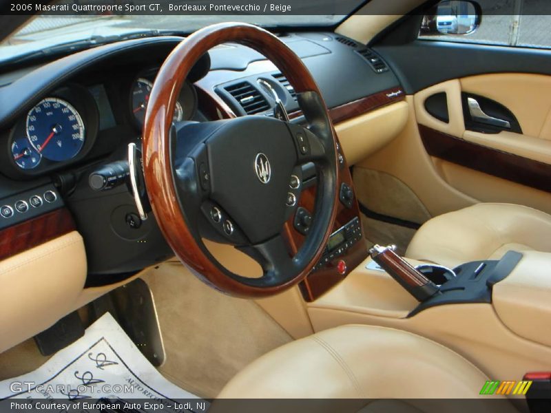 Bordeaux Pontevecchio / Beige 2006 Maserati Quattroporte Sport GT