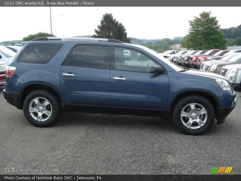 Deep Blue Metallic / Ebony 2012 GMC Acadia SLE