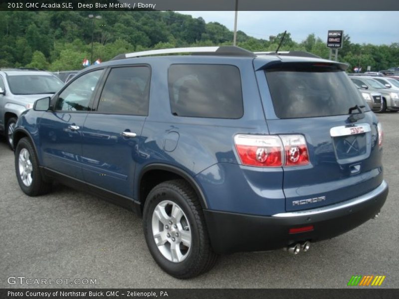  2012 Acadia SLE Deep Blue Metallic