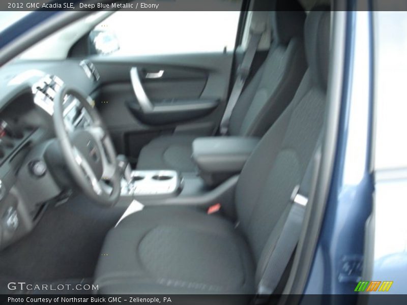 Deep Blue Metallic / Ebony 2012 GMC Acadia SLE