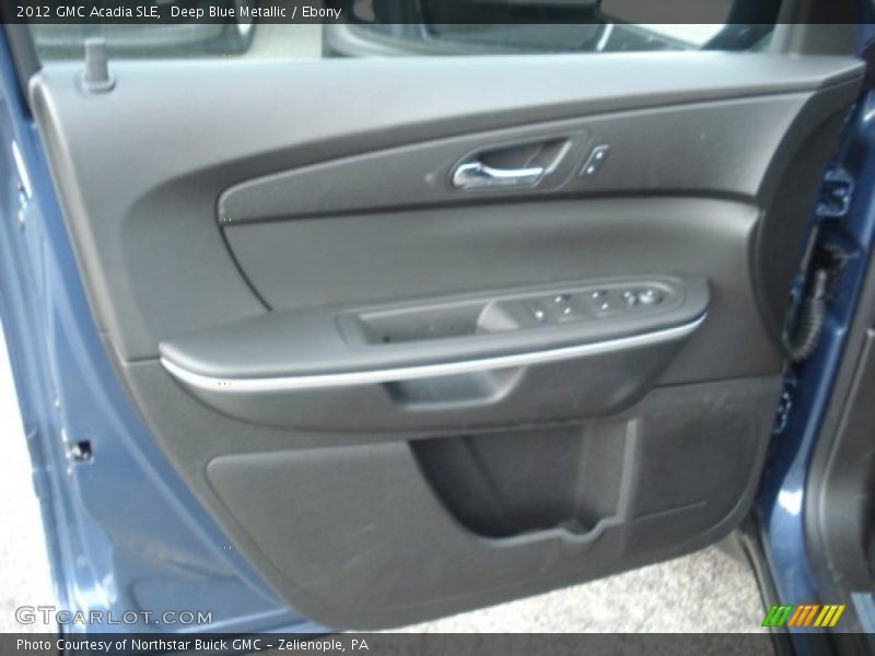 Deep Blue Metallic / Ebony 2012 GMC Acadia SLE