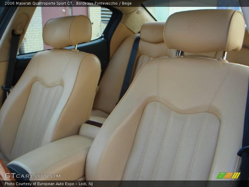 Bordeaux Pontevecchio / Beige 2006 Maserati Quattroporte Sport GT