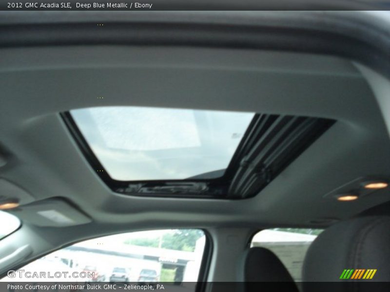 Deep Blue Metallic / Ebony 2012 GMC Acadia SLE