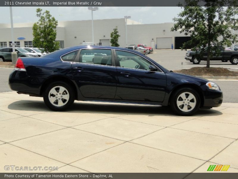 Imperial Blue Metallic / Gray 2011 Chevrolet Impala LT