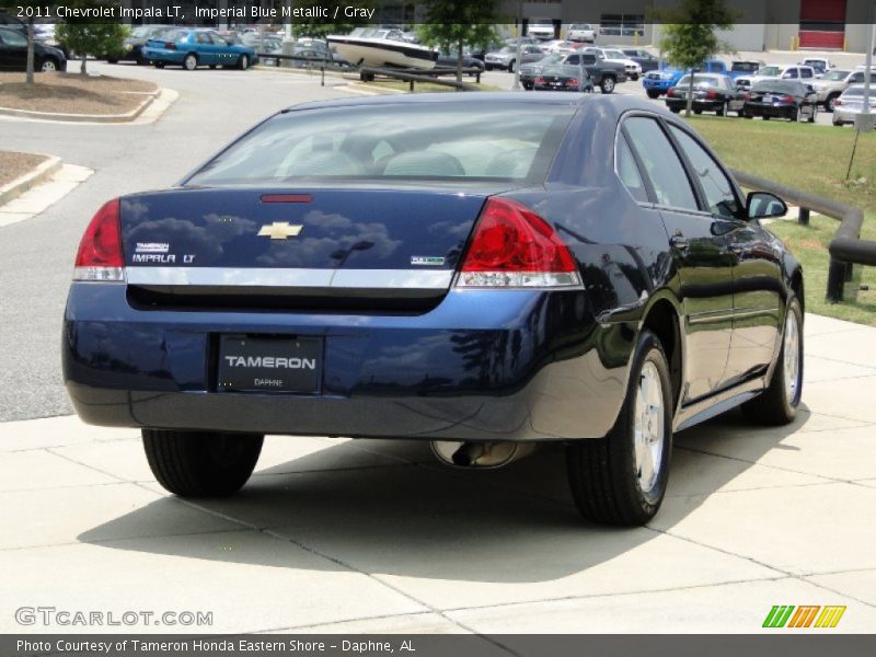 Imperial Blue Metallic / Gray 2011 Chevrolet Impala LT
