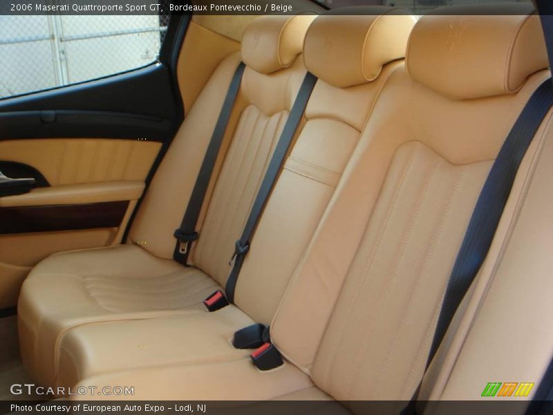 Bordeaux Pontevecchio / Beige 2006 Maserati Quattroporte Sport GT