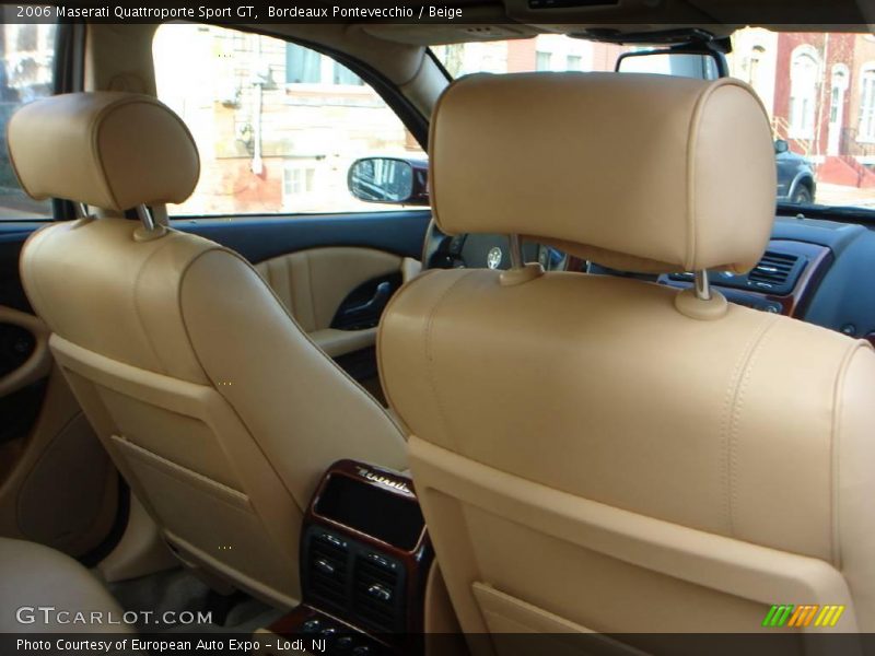 Bordeaux Pontevecchio / Beige 2006 Maserati Quattroporte Sport GT
