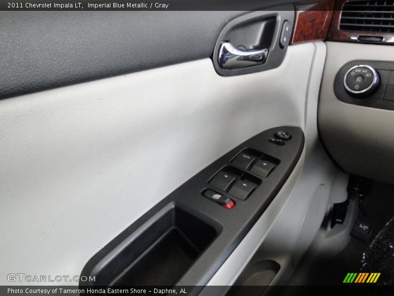 Imperial Blue Metallic / Gray 2011 Chevrolet Impala LT